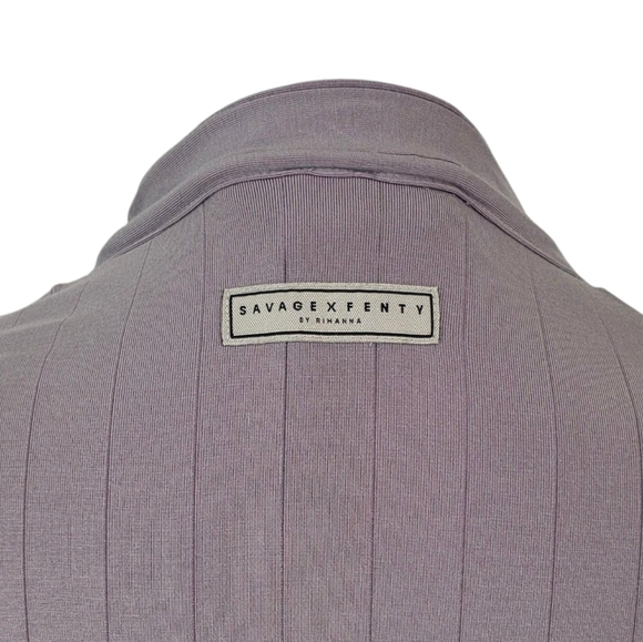 Savage X Fenty By Rihanna Sleek Stitch Sleep Short Robe Size XL - Picture 5 of 6